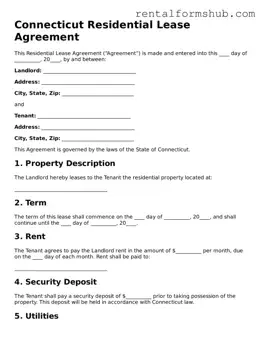 Official Connecticut Residential Lease Agreement Template