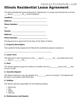 Official Illinois Residential Lease Agreement Template