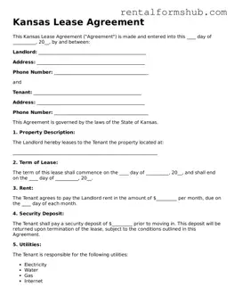 Official Kansas Lease Agreement Template