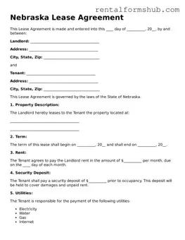 Official Nebraska Lease Agreement Template