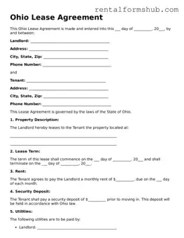 Official Ohio Lease Agreement Template