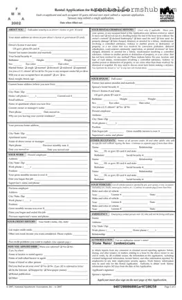Fill Out a Valid National Apartment Association Rental Form
