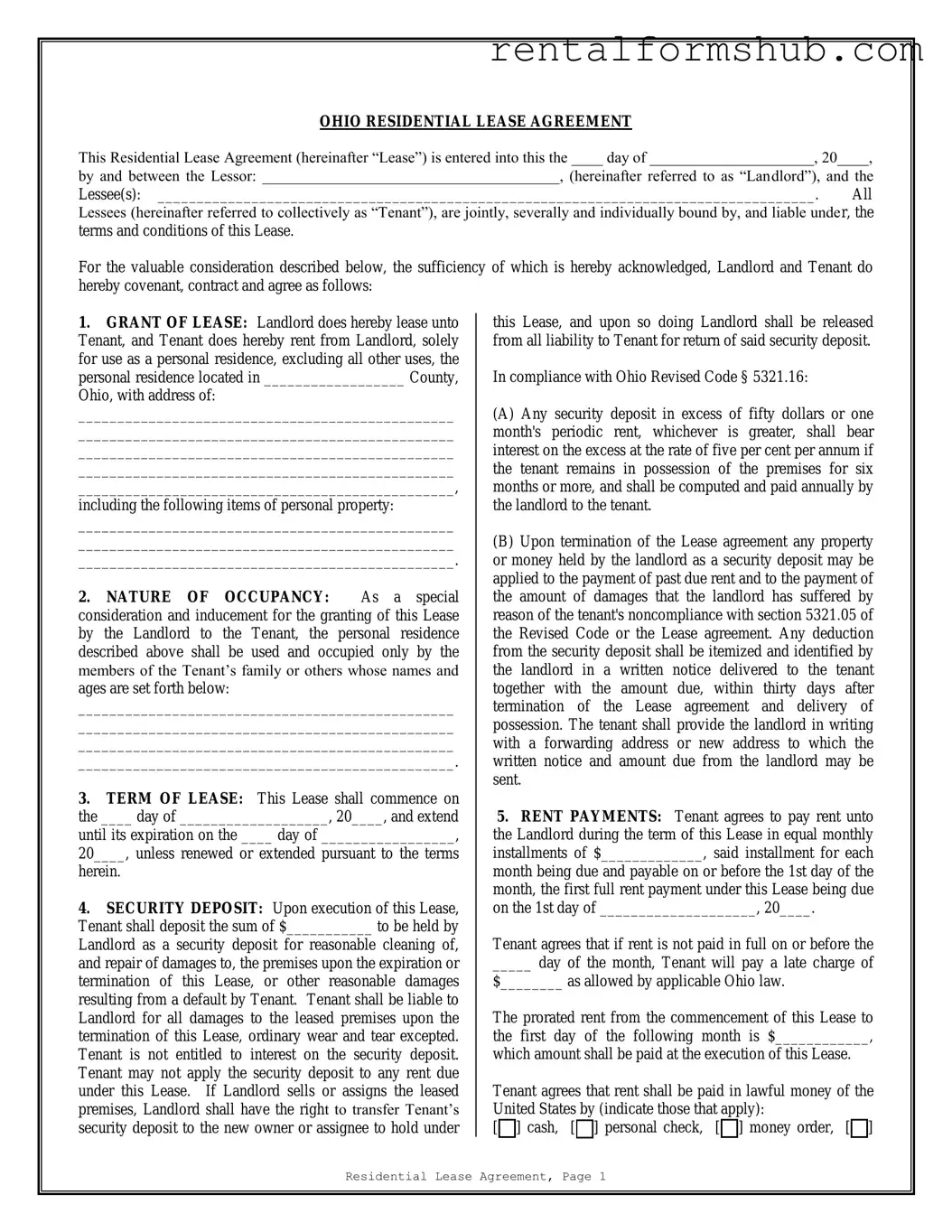 Fill Out a Valid Appartment Lease Agreement Form